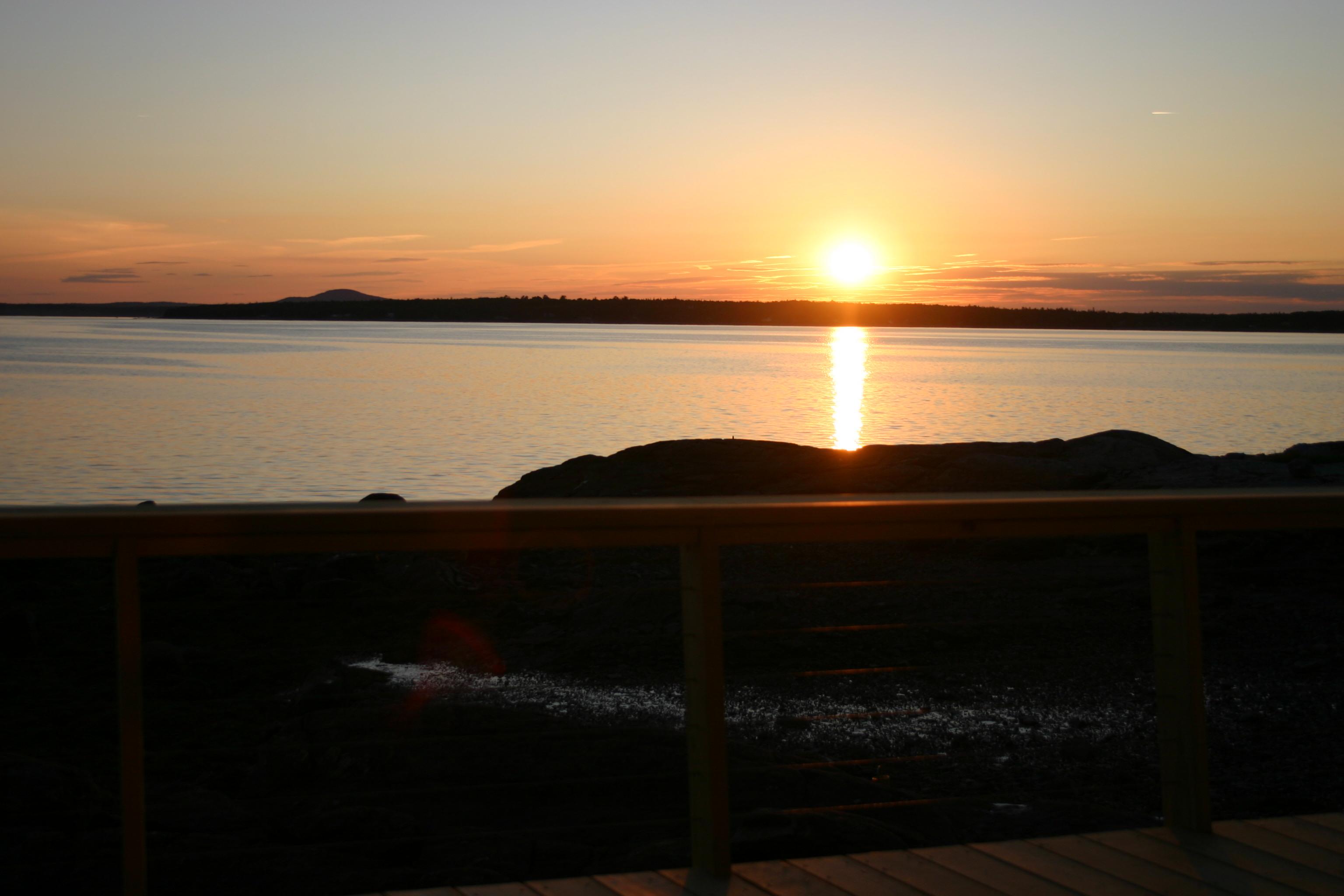 Sunset over Western Bay