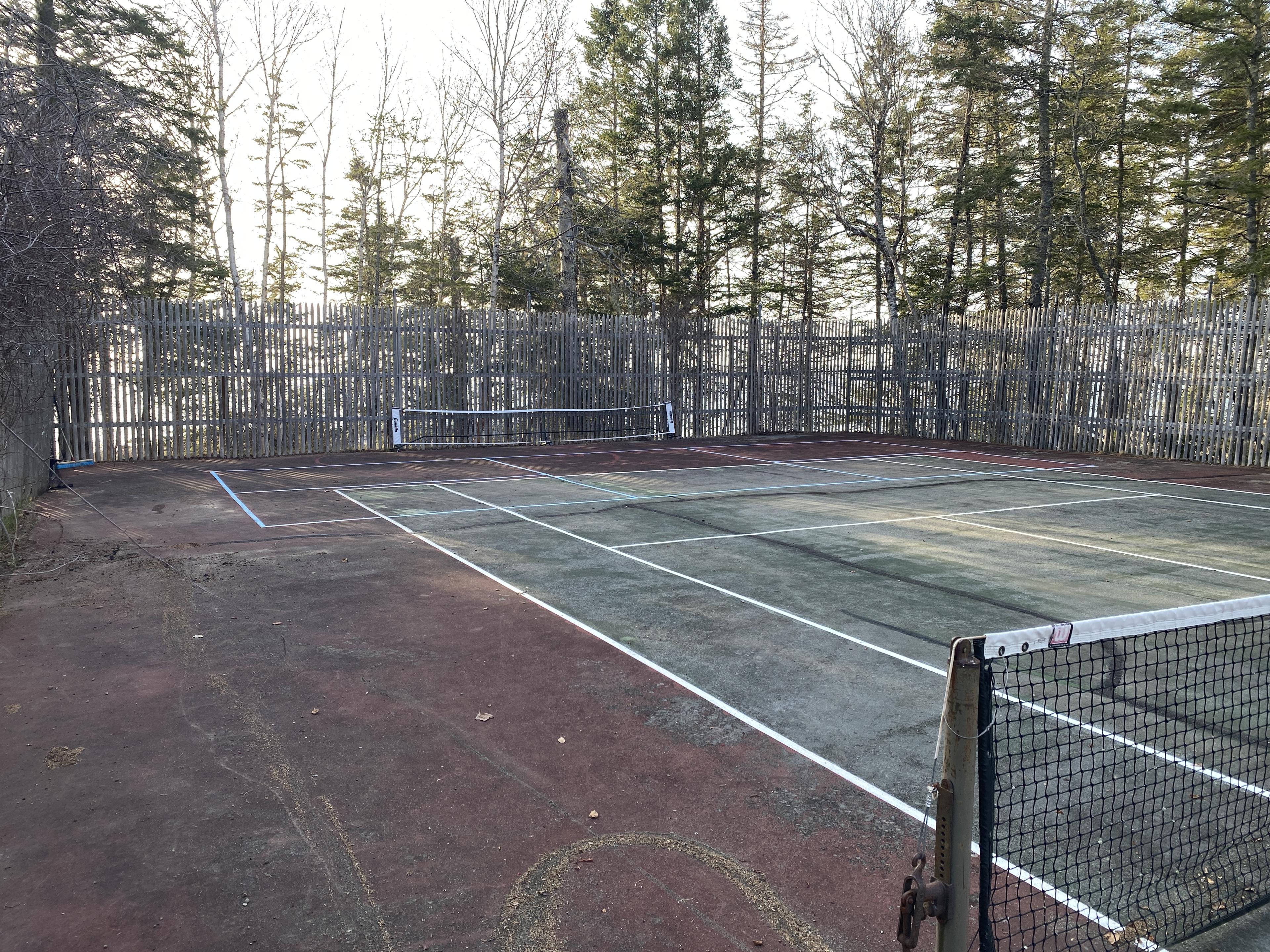 Tennis and pickleball court